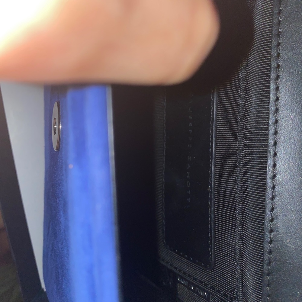 Giuseppe Zanotti 3 ways Suede Leather purse - Picture 4 of 15